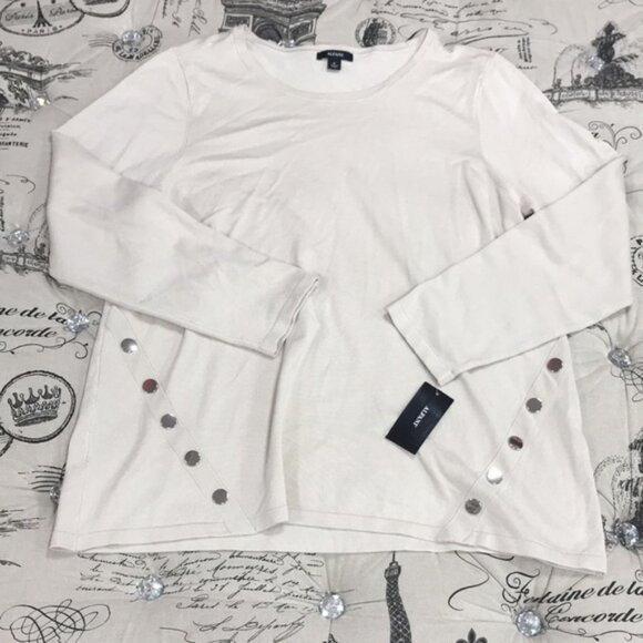 Alfani Hardware Seamed Sweater - Picture 2 of 6